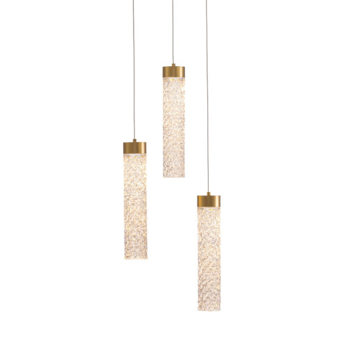 Подвесной светильник Delight Collection MD24030028-3A brass/clear Подвесной светильник Delight Collection MD24030028-3A brass/clear