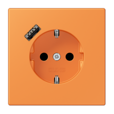 Розетка 2K+З USB Typ A Jung LC1520-18A225