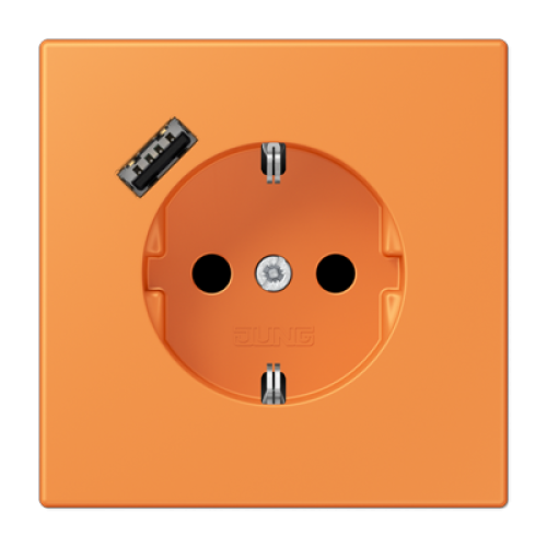 Розетка 2K+З USB Typ A Jung LC1520-18A225
