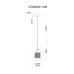 Подвесной светильник Arte Lamp Manchester A7625SP-1AB