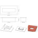 Блок розеток MX-226 (O) (2 секции и 2 USB) Mebax 00-00002605