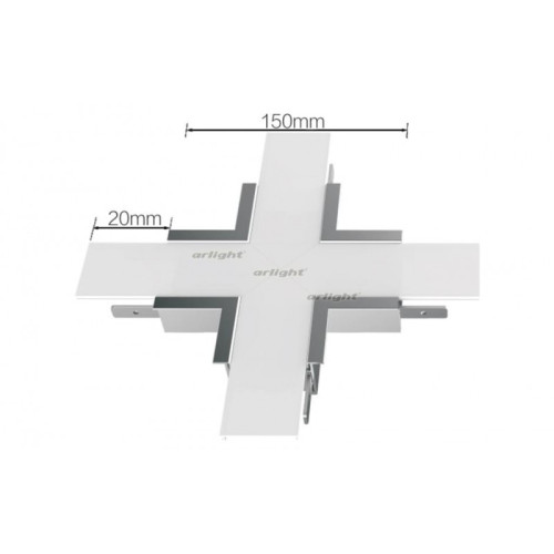 Угол Arlight S2-LINIA55-F-X90 крестовой 021276