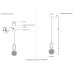 Подвесной светильник Crystal Lux CATKIN SP1.1 Подвесной светильник Crystal Lux CATKIN SP1.1