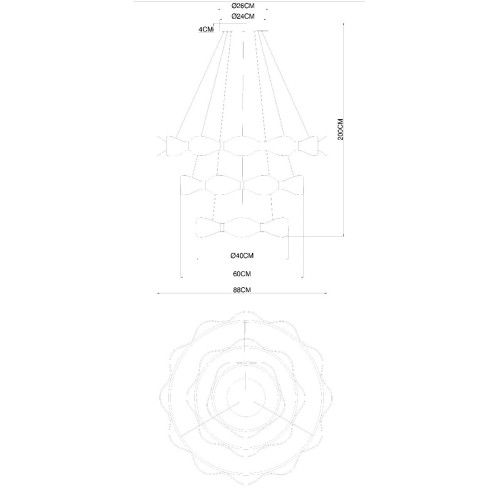 Подвесная люстра Arte Lamp Grace A1868SP-3PB