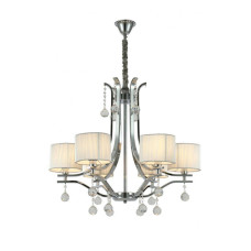 Подвесная люстра Lumina Deco Fontenea LDP 8443-6 CHR
