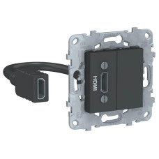 Розетка компьютерная HDMI Schneider Electric Unica New NU543054