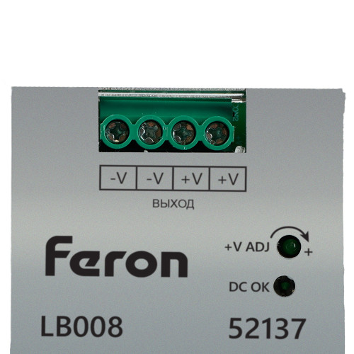 Трансформатор электронный на DIN-рейку Feron LB008 240W 24V IP20 52137