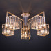 Потолочная люстра Eurosvet April 10126/5 золото/прозрачный хрусталь Strotskis Smart (10117/5)