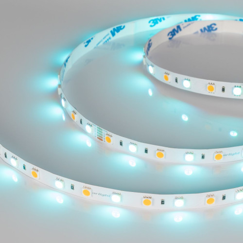 Светодиодная лента Arlight RT-B60-10mm 24V RGBW-Warm (14.4 W/m, IP20, 5m) (Открытый) 018327(3)