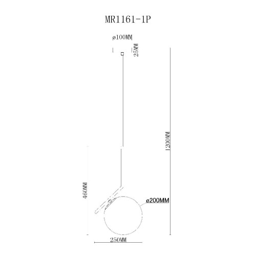 Подвесной светильник MyFar Pierre MR1161-1P