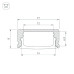 Профиль Arlight LINE-1708-3000 ANOD 047947