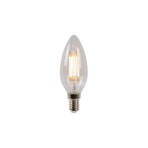 Светодиодная филаментная диммируемая лампа Lucide E14 4W 2700K cвеча 49023/04/60
