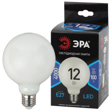 Лампа светодиодная Эра E27 12W 4000K F-LED G95-12w-840-E27 OPAL Б0047037