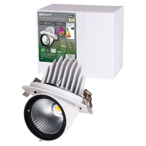 Встраиваемый светодиодный светильник TDM Electric Акцент-1DSL-01-040-WW SQ0369-0402