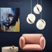 Подвесной светильник Delight Collection Crescent 9182P/3S brass Подвесной светильник Delight Collection Crescent 9182P/3S brass