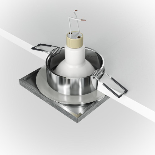 Встраиваемый светильник Maytoni Technical Stark DL083-01-GU10-SQ-S