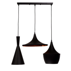 Подвесной светильник Lumina Deco Foggi LDP 7712-3 PR BK