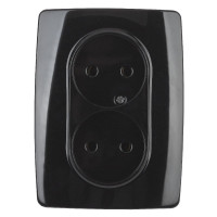 Розетка 2x2P Эра 12-2107-06 Б0031243