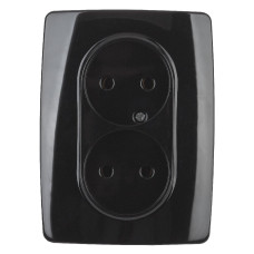 Розетка 2x2P Эра 12-2107-06 Б0031243
