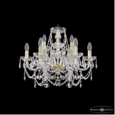 Подвесная люстра Bohemia Ivele Crystal 1411/6+3/195 G