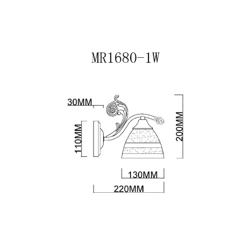 Бра MyFar Nile MR1680-1W