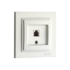 Розетка телефонная Rj45 Cat3 Mono Electric Despina жемчуг 102-252505-124