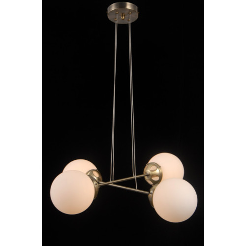 Подвесная люстра Natali Kovaltseva MOLECULE 81047-4C ANTIQUE BRASS