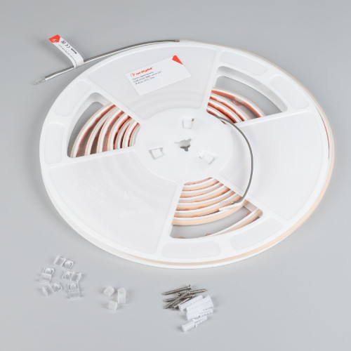 Светодиодная лента герметичная Arlight COB-PSW-X480-6mm 24V Warm3500 (8 W/m, IP67, 5m) 047891