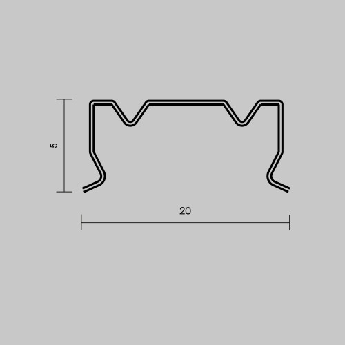 Комплект креплений для профиля 1806 4шт Maytoni Led Strip ALM-1806-MT 642076