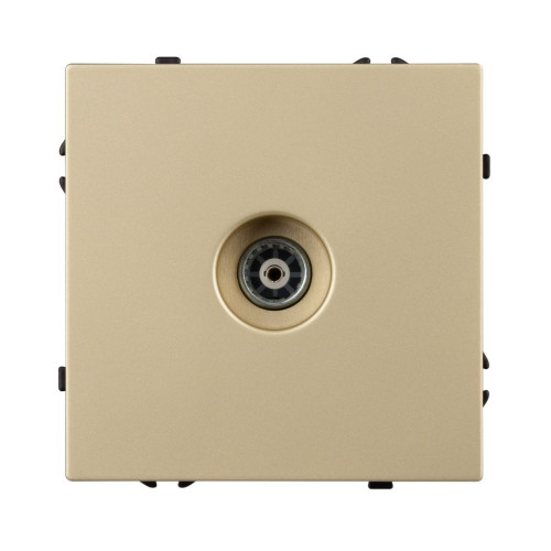 Механизм телевизионной розетки Arlight SCT-NOBE-MTV1-SFPL-GD (Золотой песок) 054294