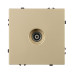 Механизм телевизионной розетки Arlight SCT-NOBE-MTV1-SFPL-GD (Золотой песок) 054294