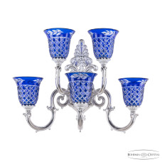 Бра Bohemia Ivele Crystal Verona 7203B15/3+2/210 NW P2 U Clear-Blue/H-1J