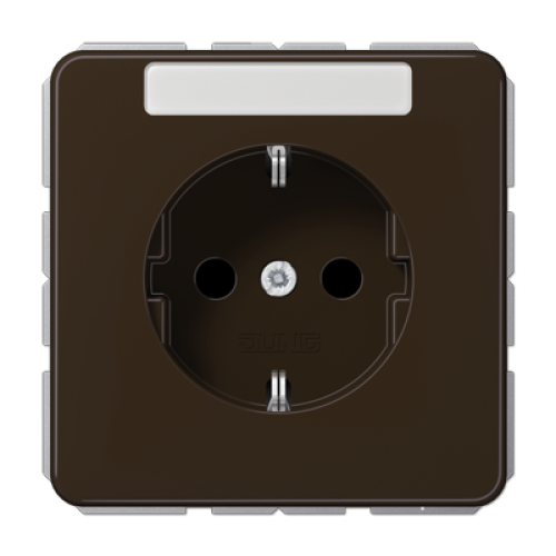 Розетка штепсельная Schuko Jung CD1520NABR