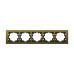 Рамка пятиместная ELBI Zena Platin 500-075800-250