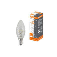 Лампа накаливания TDM Electric Е14 60W прозрачная SQ0332-0014