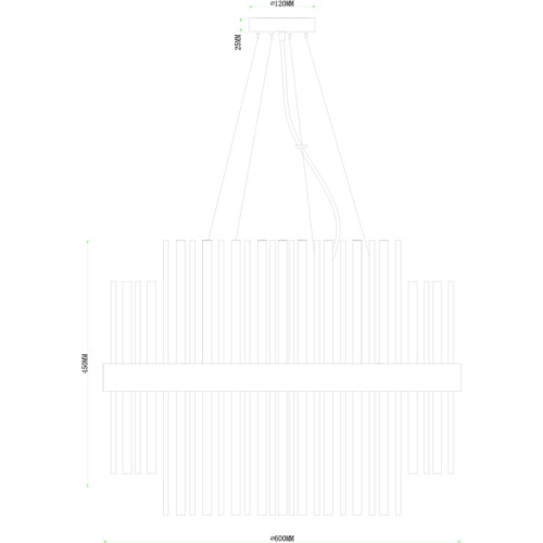Подвесная люстра Arte Lamp Montreal A1034SP-16CC