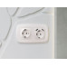Лицевая панель для розетки с/з со шторками 2USB A+A Ambrella Volt Omega OP2090