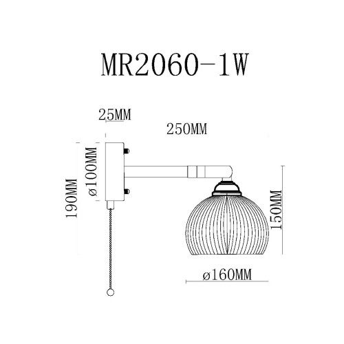 Спот MyFar Natalie MR2060-1W