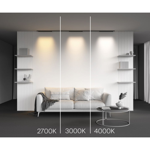 Трековый магнитный светильник Maytoni Basis TR192-1-12W2.7K-B