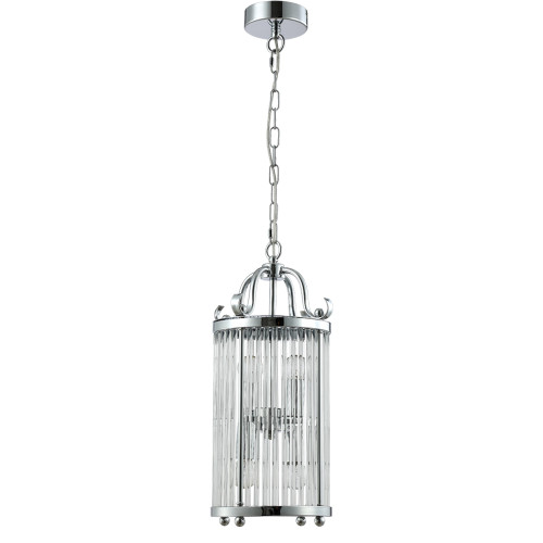 Подвесной светильник Crystal Lux Tadeo TADEO SP4 D200 CHROME/TRANSPARENTE