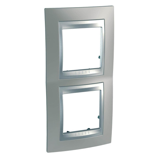 Рамка 2-постовая вертикальная Schneider Electric Unica Top MGU66.004V.039