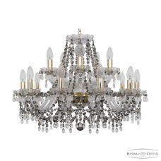 Подвесная люстра Bohemia Ivele Crystal 1410/10+5/240 G V0300 R731