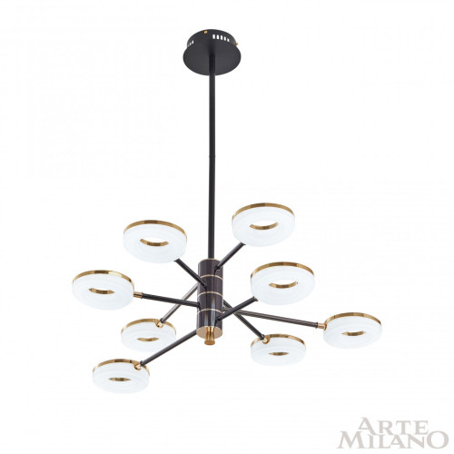 Люстра на штанге Arte Milano Ferrara 276699/8 BK/GD
