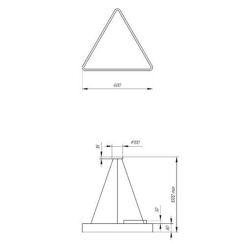 Подвесной светильник Эра Geometria SPO-151-W-40K-030 Б0050574