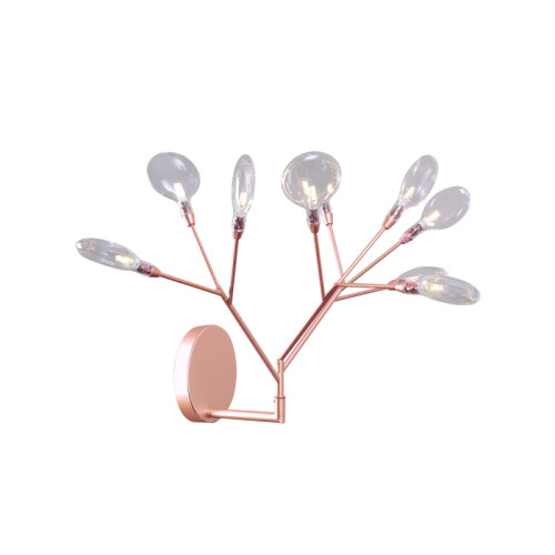 Настенный светильник Crystal Lux Evita EVITA AP9 COPPER/TRANSPARENT