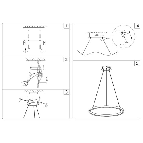Подвесной светильник Kink Light Тор 08214,19A(3000K)