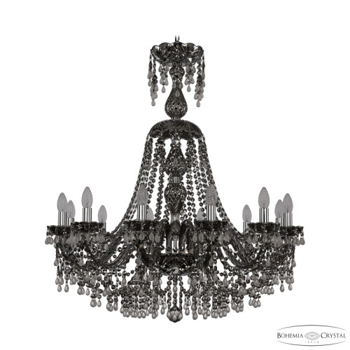 Подвесная люстра Bohemia Ivele Crystal 1410/12/300/XL-95 Ni V0300 M781