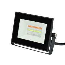 Прожектор светодиодный (UL-00007144) Uniel 20W ULF-F60-20W/RGB IP65 200-240В Black