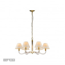 Подвесная люстра iLamp Amber YT2043-6 GD+Coffee