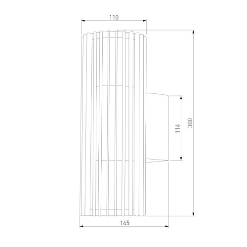 Уличный настенный светильник Elektrostandard Entero 35189/W черный 4690389219344 a072082